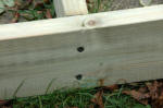 End frame fixed for low level deck